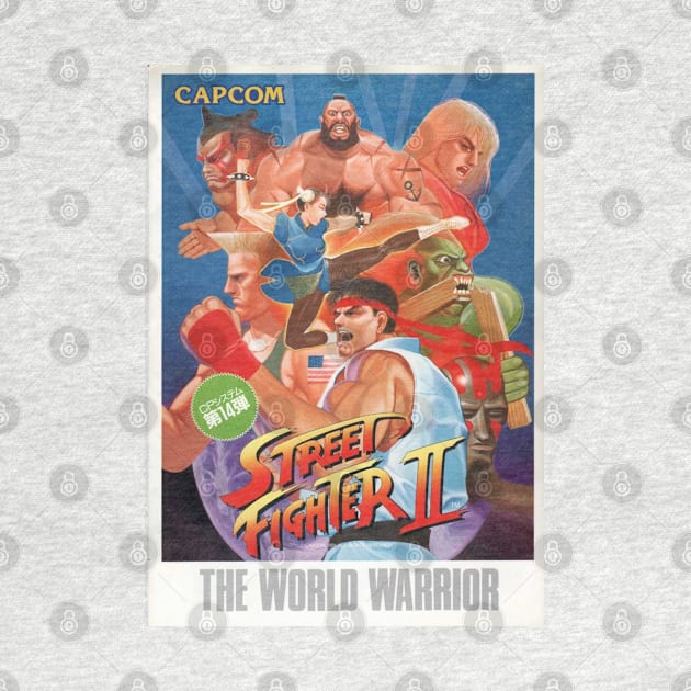 Street fighter World Warrior T shirt by retromegahero